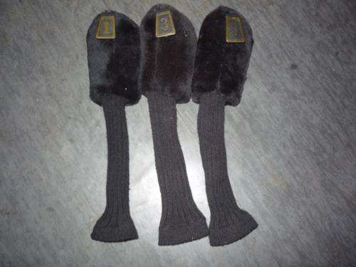 GOLF CLUB COVERS FOR DRIVERS NO'S 1 / 3/ 5 - BLACK